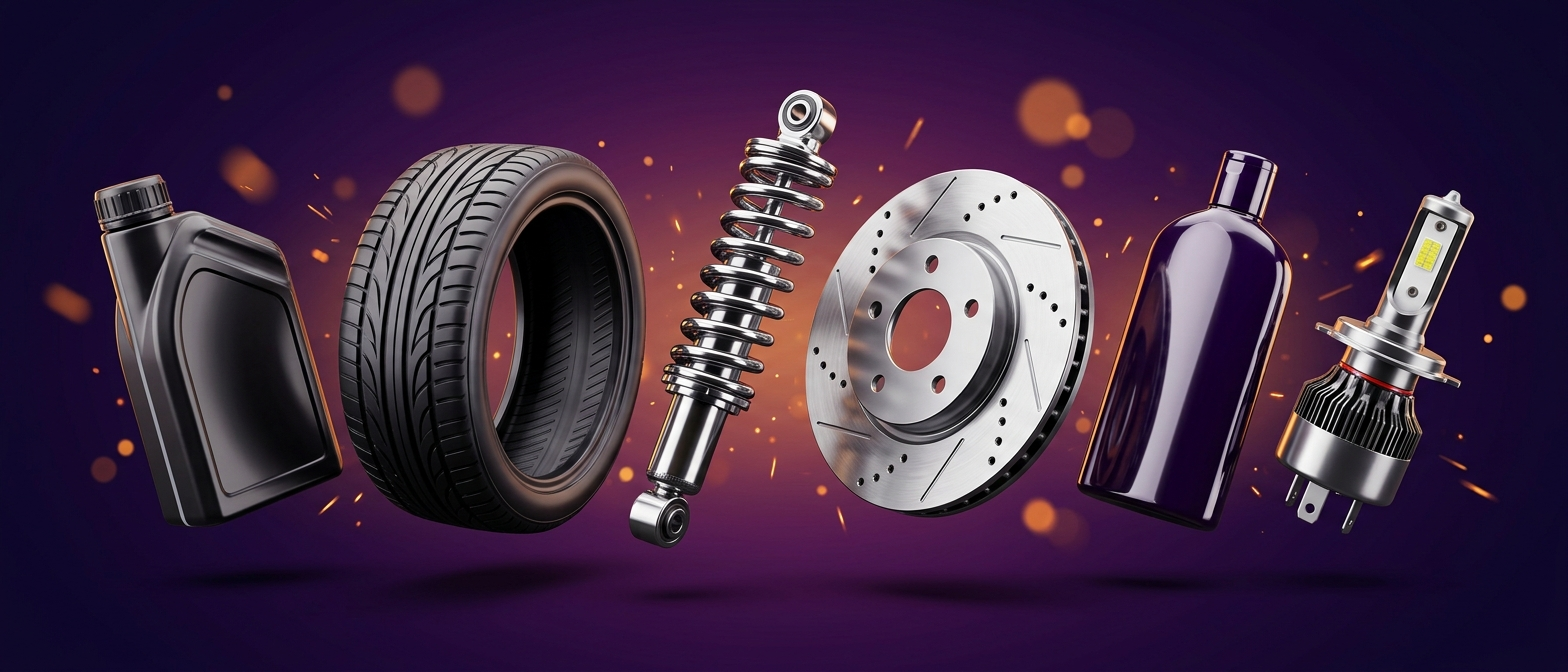 Produtos automotivos em oferta